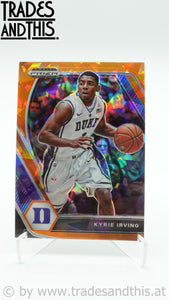 2021-22 Panini Prizm Draft Picks Orange Ice Prizm Kyrie Irving #62