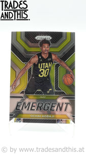 2022-23 Panini Prizm Emergent Ochai Agbaji #9