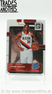 2022-23 Panini Donruss Optic Jabari Walker #242 RC