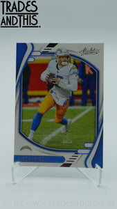 2021 Panini Absolute Justin Herbert #73