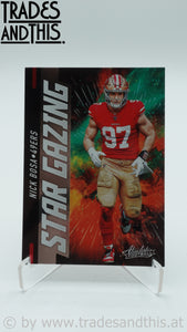 2021 Panini Absolute Star Gazing Nick Bosa #SG16