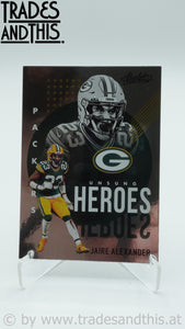 2021 Panini Absolute Unsung Heroes Jaire Alexander #UH10