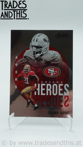 2021 Panini Absolute Unsung Heroes Frank Gore #UH18