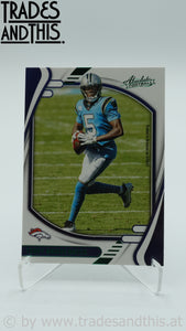 2021 Panini Absolute Green Teddy Bridgewater #40