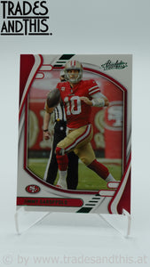 2021 Panini Absolute Green Jimmy Garoppolo #82