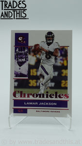 2021 Panini Chronicles Pink Lamar Jackson #7