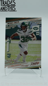 2021 Panini Chronicles Prestige Rookies Update Michael Carter #218 RC