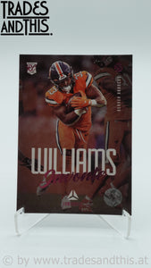 2021 Panini Chronicles Luminance Update Rookies Pink Javonte Williams #219 RC