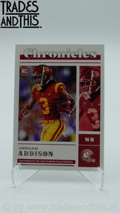2023 Panini Chronicles Draft Picks Jordan Addison #7 RC