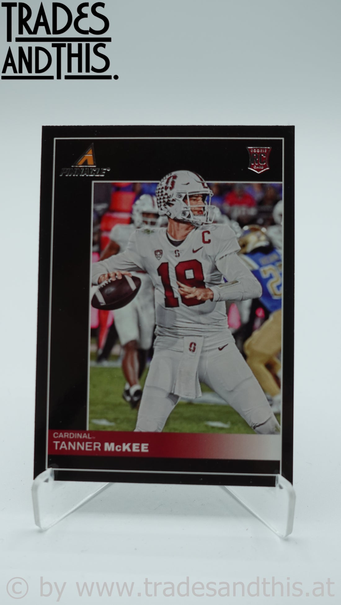 2023 Panini Chronicles Draft Picks Pinnacle Tanner McKee #15 RC