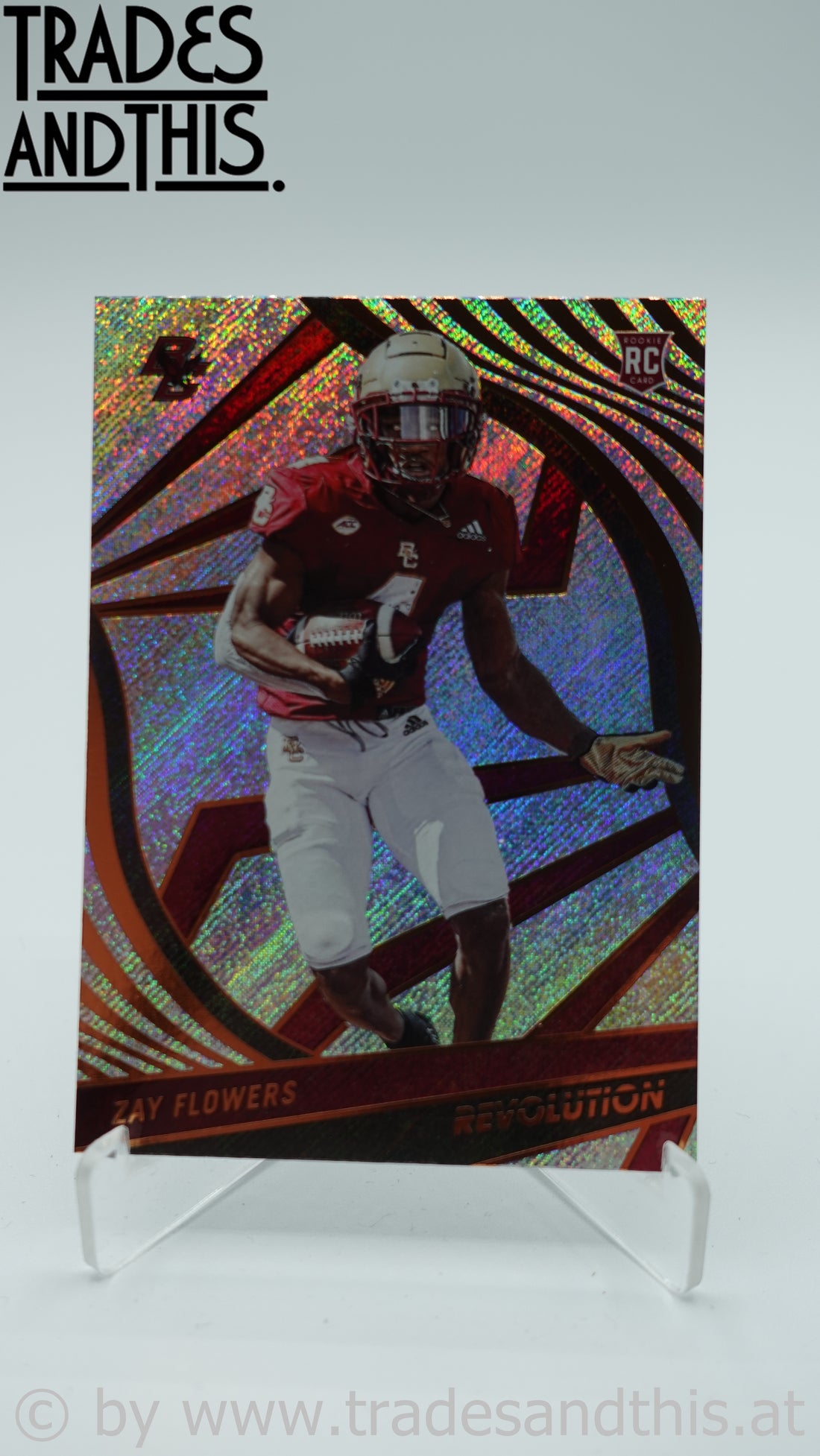 2023 Panini Chronicles Draft Picks Revolution Zay Flowers #40 RC