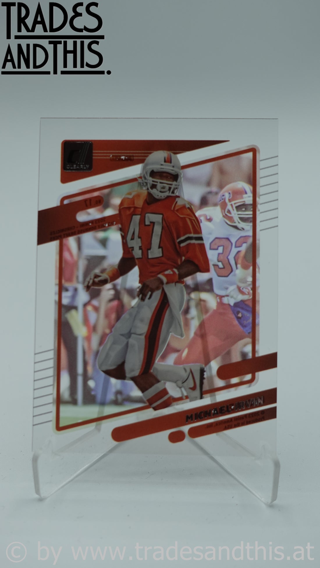 2023 Panini Chronicles Draft Picks Clearly Donruss Michael Irvin #17