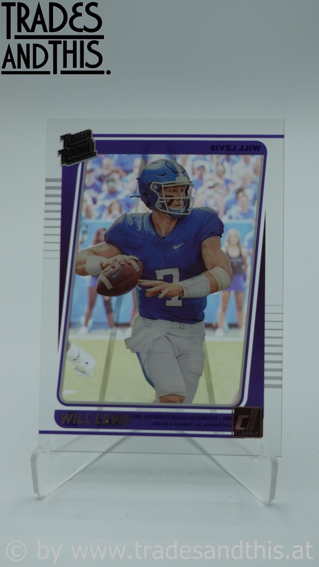 2023 Panini Chronicles Draft Picks Clearly Donruss Will Levis #29 RC
