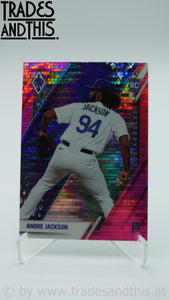 2022 Panini Chronicles Phoenix Pink Pulsar Andre Jackson #10 RC