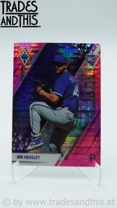 2022 Panini Chronicles Phoenix Pink Pulsar Jon Heasley #17 RC