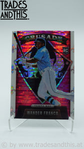 2022 Panini Chronicles Crusade Pink Pulsar Prizm Wander Franco #1 RC