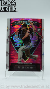 2022 Panini Chronicles Crusade Pink Pulsar Prizm Reiss Knehr #21 RC