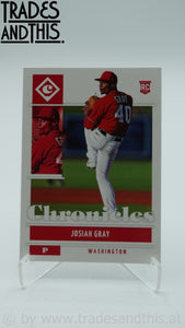 2022 Panini Chronicles Josiah Gray #10 RC