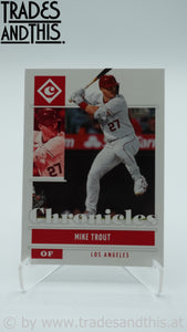 2022 Panini Chronicles Mike Trout #30