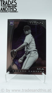 2022 Panini Chronicles Titan Edward Cabrera #6 RC