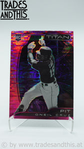 2022 Panini Chronicles Titan Pink Pulsar Oneil Cruz #3 RC