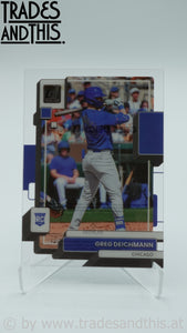 2022 Panini Chronicles Clearly Donruss Greg Deichmann #17 RC