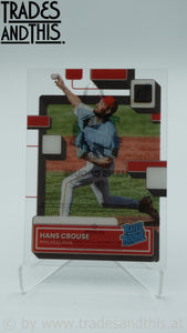 2022 Panini Chronicles Clearly Donruss Hans Crouse #69 RC
