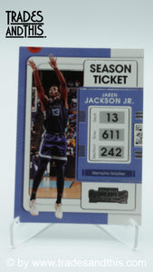 2021-22 Panini Contenders Basketball Jaren Jackson Jr. #13 - Trades and This e.U.