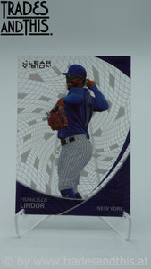 2022 Panini Chronicles Clear Vision Francisco Lindor #5