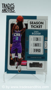 2021-22 Panini Contenders Basketball Terry Rozier #26 - Trades and This e.U.