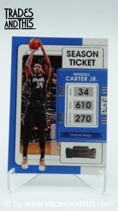 2021-22 Panini Contenders Basketball Wendell Carter Jr. #27 - Trades and This e.U.