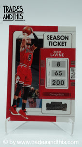 2021-22 Panini Contenders Basketball Zach LaVine #46 - Trades and This e.U.