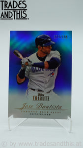 2012 Topps Tribute Blue 174/199 Jose Bautista #3