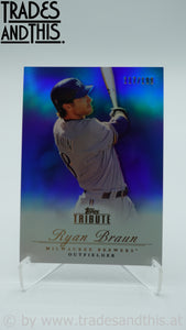 2012 Topps Tribute Blue 117/199 Ryan Braun #7