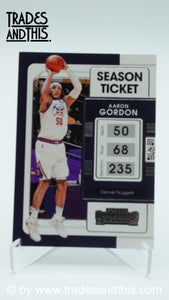 2021-22 Panini Contenders Basketball Aaron Gordon #58 - Trades and This e.U.