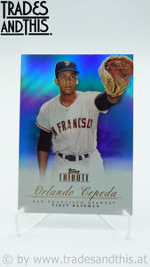2012 Topps Tribute Blue 104/199 Orlando Cepeda #20