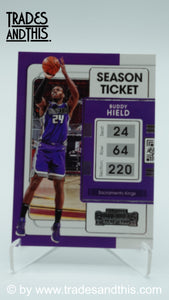 2021-22 Panini Contenders Basketball Buddy Hield #69 - Trades and This e.U.