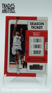 2021-22 Panini Contenders Basketball Bradley Beal #71 - Trades and This e.U.