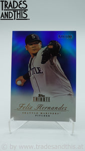 2012 Topps Tribute Blue 036/199 Felix Hernandez #30