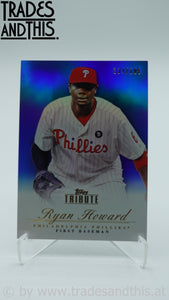 2012 Topps Tribute Blue 124/199 Ryan Howard #33