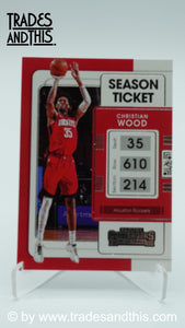 2021-22 Panini Contenders Basketball Christian Wood #80 - Trades and This e.U.