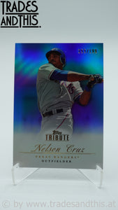 2012 Topps Tribute Blue 155/199 Nelson Cruz #45
