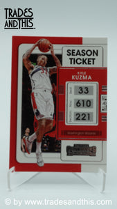 2021-22 Panini Contenders Basketball Kyle Kuzma #81 - Trades and This e.U.