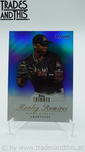 2012 Topps Tribute Blue 059/199 Hanley Ramirez #64