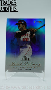 2012 Topps Tribute Blue 142/199 Frank Robinson #69