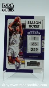 2021-22 Panini Contenders Basketball Malcolm Brogdon #90 - Trades and This e.U.