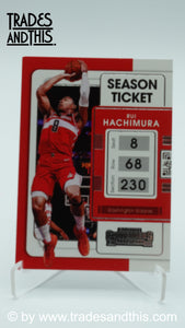 2021-22 Panini Contenders Basketball Rui Hachimura #91 - Trades and This e.U.