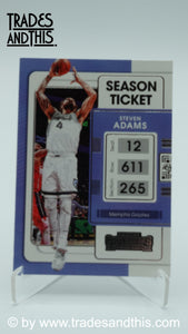 2021-22 Panini Contenders Basketball Steven Adams #92 - Trades and This e.U.