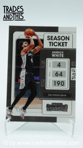 2021-22 Panini Contenders Basketball Derrick White #99 - Trades and This e.U.