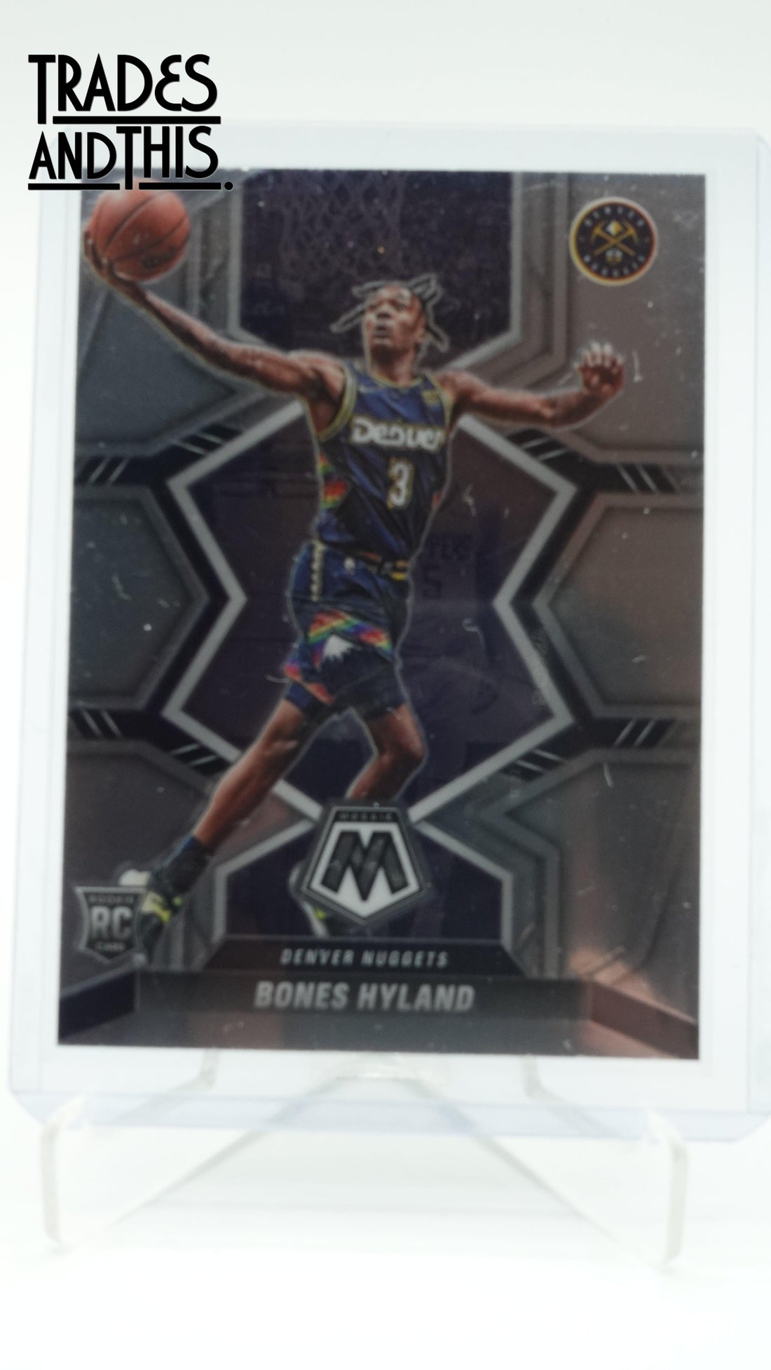 2021-22 Panini Mosaic Basketball Bones Hyland #214 RC - Trades and This e.U.